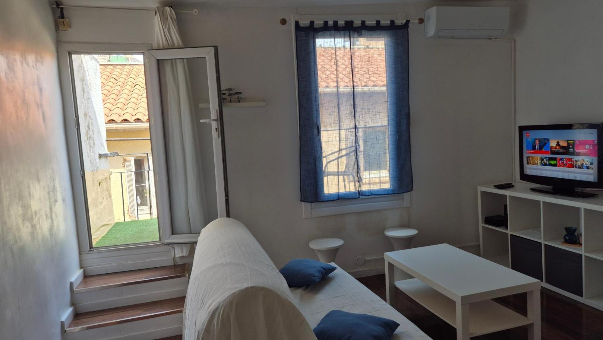 Apartamento Au Coeur Du Panier Avec Terrasse 2 A 4 Personnes Climatisation Marsella Exterior foto